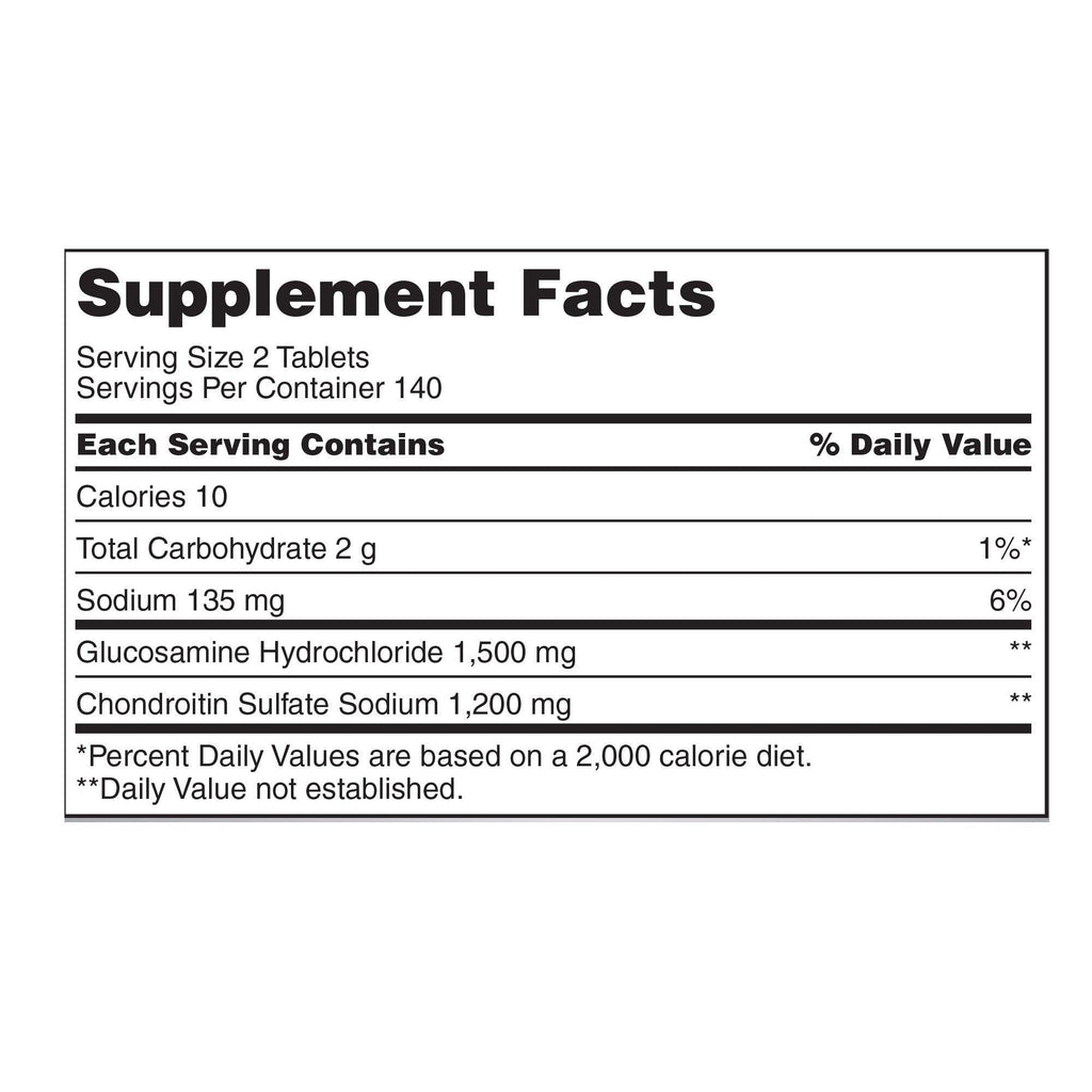 Kirkland Glucosamine & Chondroitin, 280 Tablets