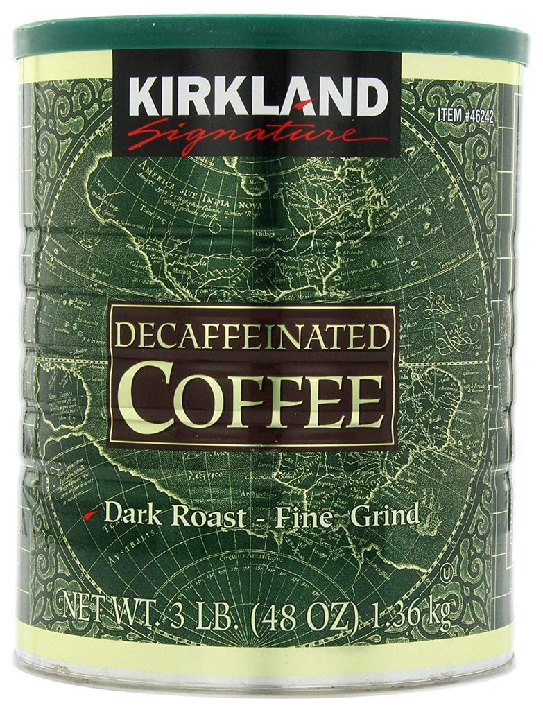 Kirkland Grf Dark Rost Fine Grind Decaf Arabica Coffee, 48 Ounce - 2 Pack