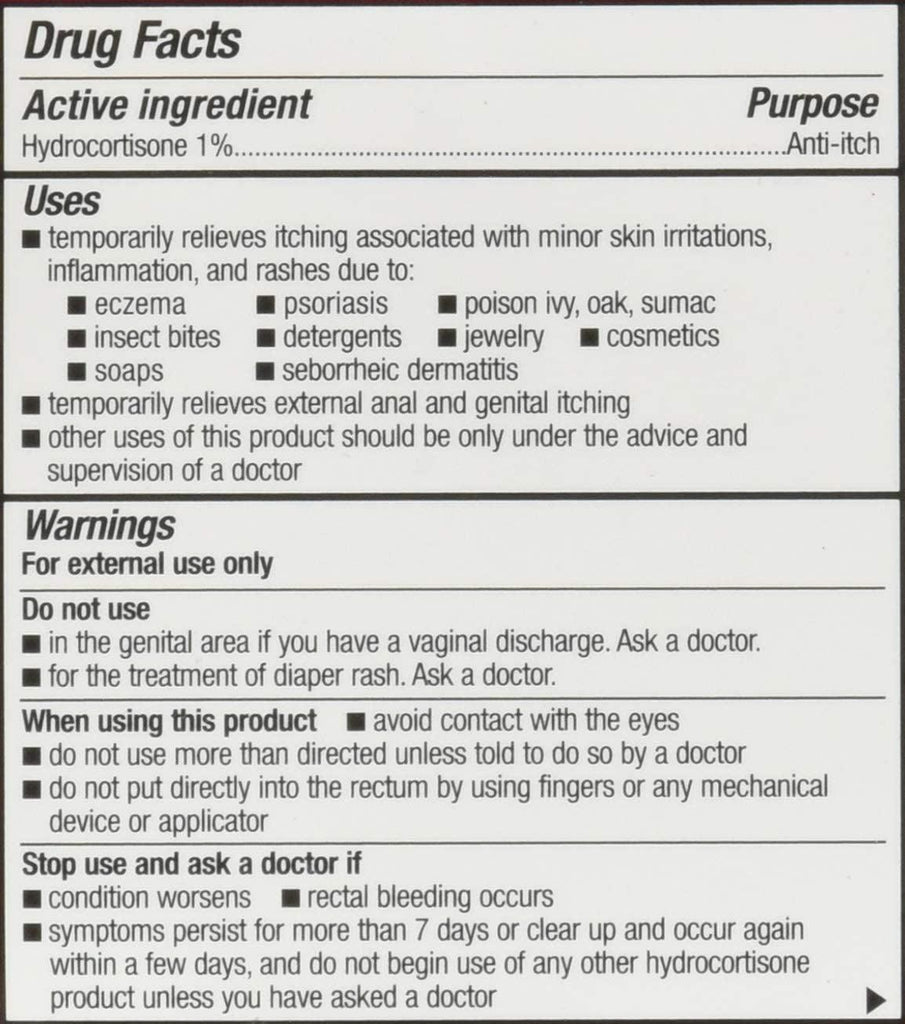 Kirkland Maximum Strength Hydrocortisone Cream 1% with Aloe, 2-Ounce (Pack of 4)