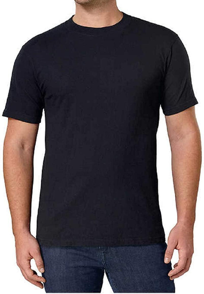 Kirkland Men'S Crew Neck Tee 100% Combed Heavyweight Cotton T-Shirts (Pack of 6)