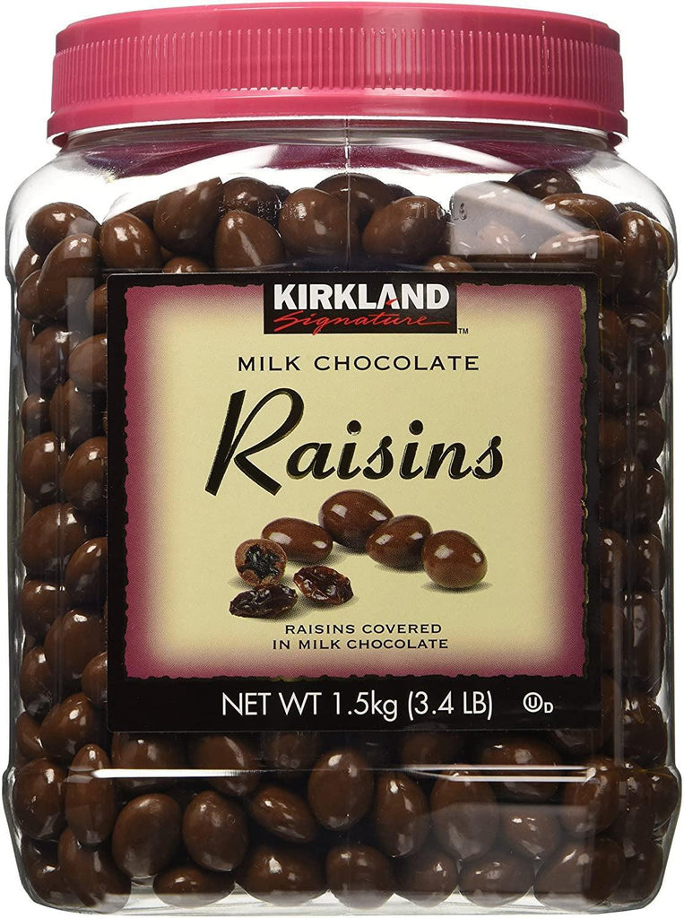 Kirkland Milk Chocolate, Raisins, 54 Ounce X 2 (Pack of 2)