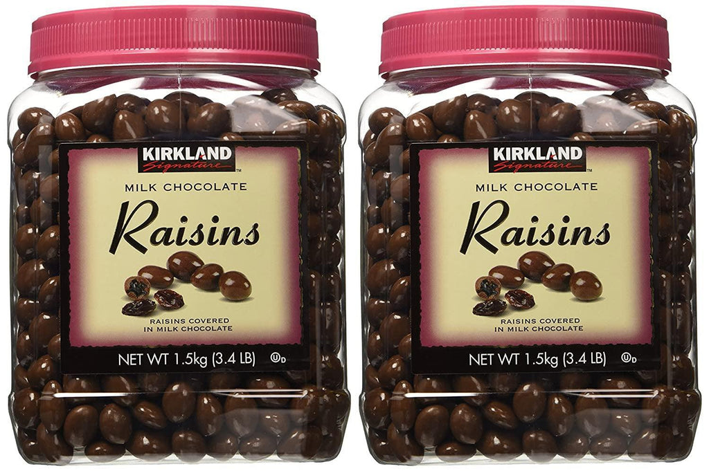 Kirkland Milk Chocolate, Raisins, 54 Ounce X 2 (Pack of 2)