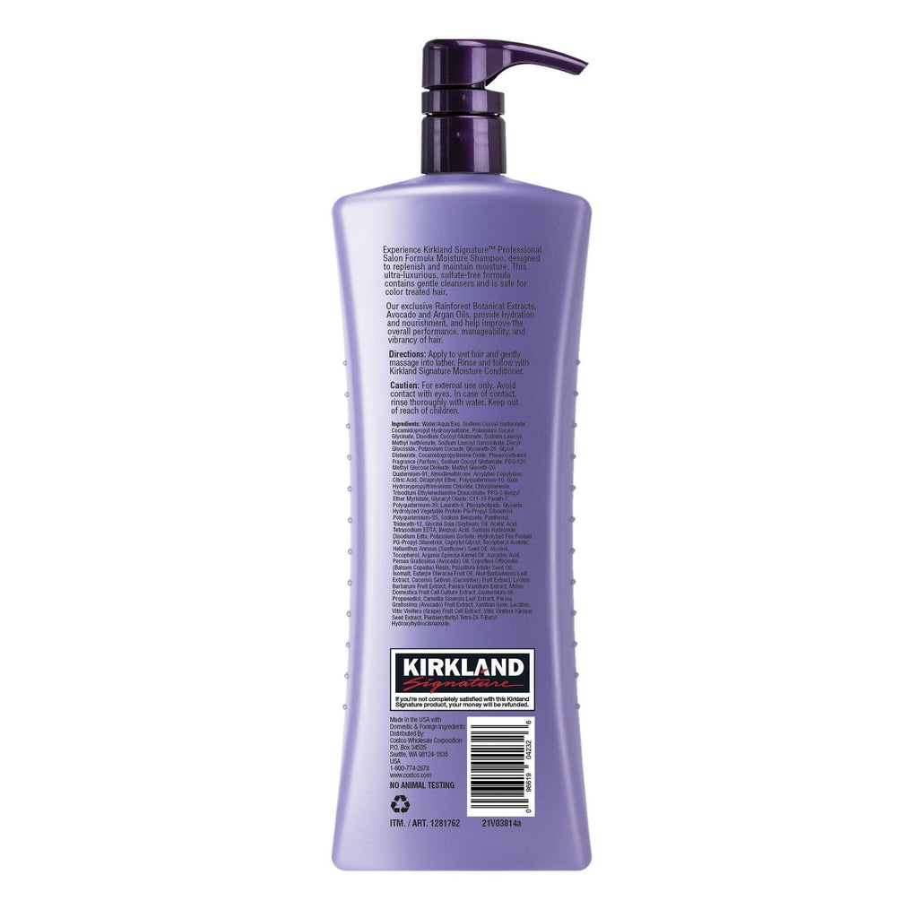 Kirkland Moisture Shampoo, 33.8 Fl Oz, 1-Count