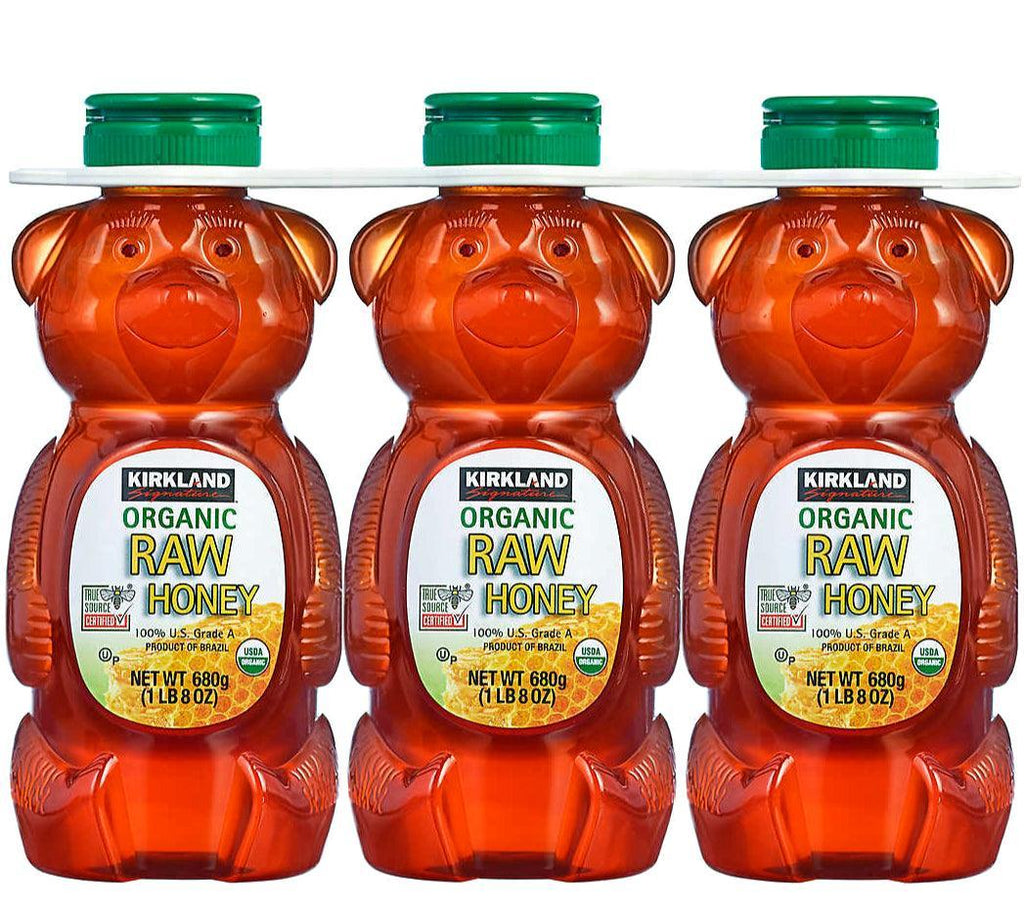 Kirkland Signature Organic Raw Honey 24 Oz Ea *3-Count