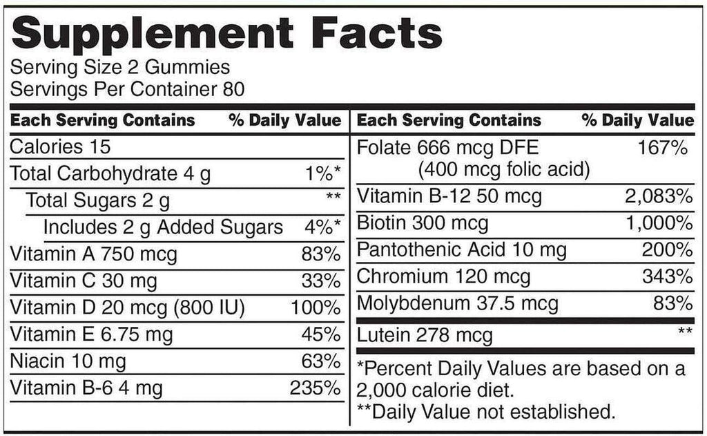Kirkland tm Adult Multivitamin, 320 Gummies Adult Multivitamin, 2-Pack 320 Gummies Total by
