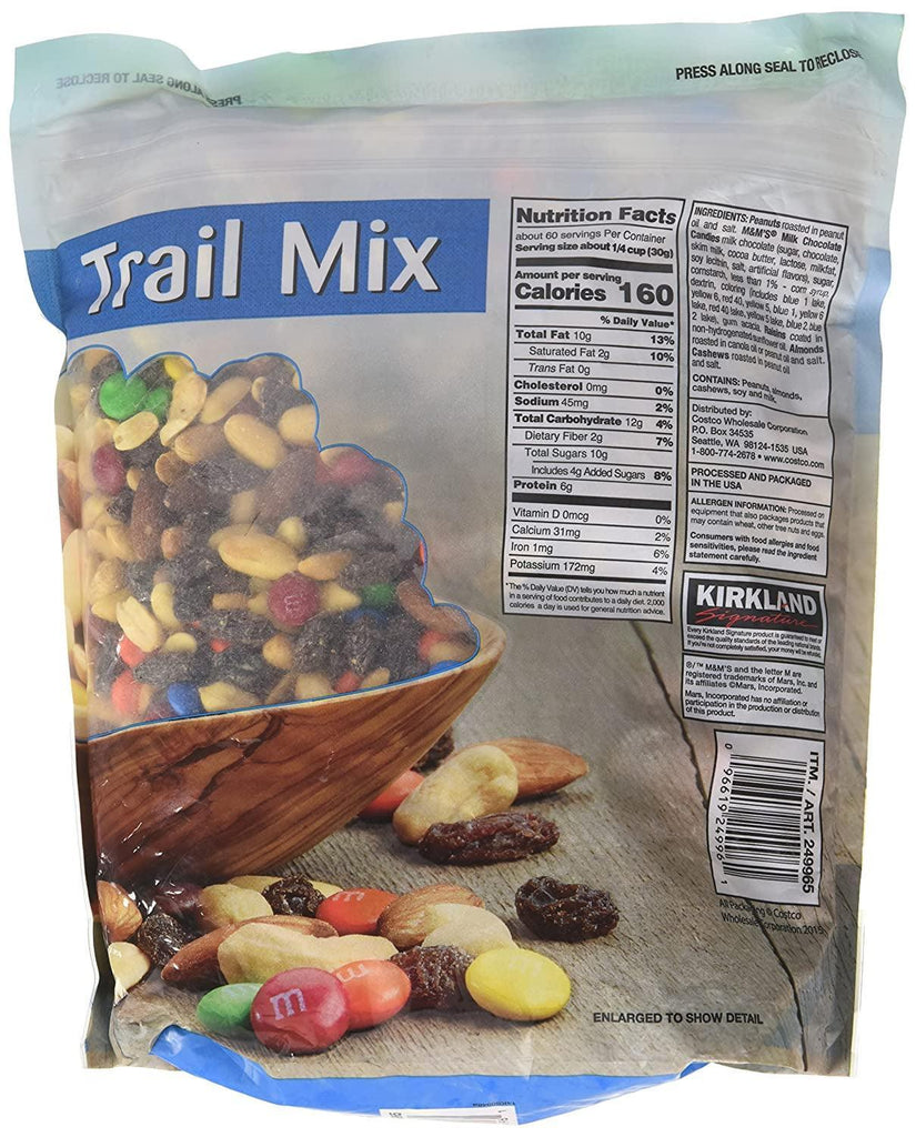 Kirkland Trail Mix 4 Pounds Each (Pack of 2)