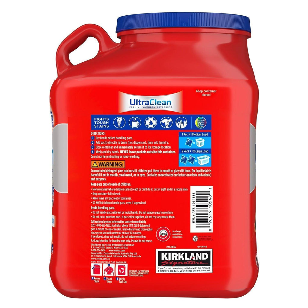 Kirkland Ultra Clean HE Laundry Detergent Pacs, 152-Count
