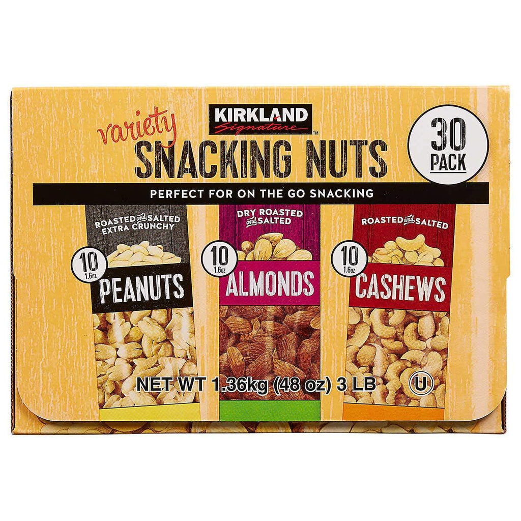 Kirkland Variety Snacking Nuts, 3.0 Pound - Pack of 2