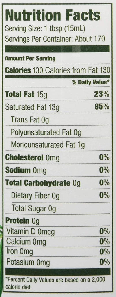 Kirkland Virgin Coconut Oil, Cold Pressed Unrefined, Bulk Food Service - 84 Fl Oz | Pack of 8