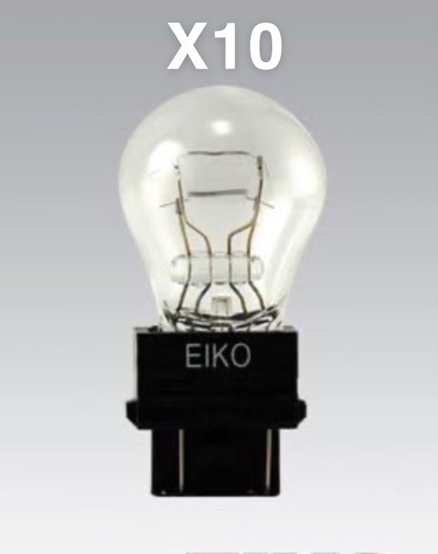 (10) PACK Standard Lamp Eiko 3157 - 10 Bulbs- ONE TEN PACK