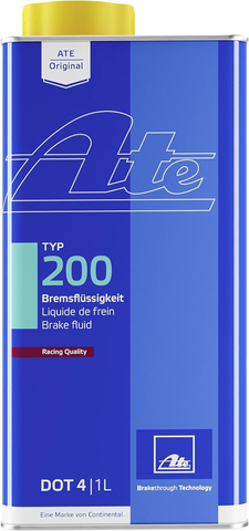 1 Liter ATE Original TYP 200 DOT 4 Brake Fluid (706202) – Racing Quality