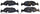 Disc Brake Pad Set Beck/Arnley 087-1235