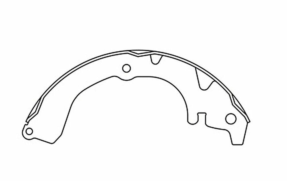 BRAND NEW BENDIX GLOBAL REAR BRAKE SHOES RS372 / 372 FITS 68-88 TOYOTA COROLLA