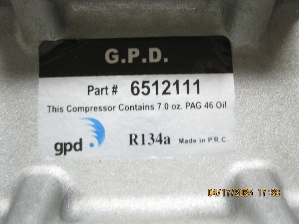 A/C Compressor Global 6512111