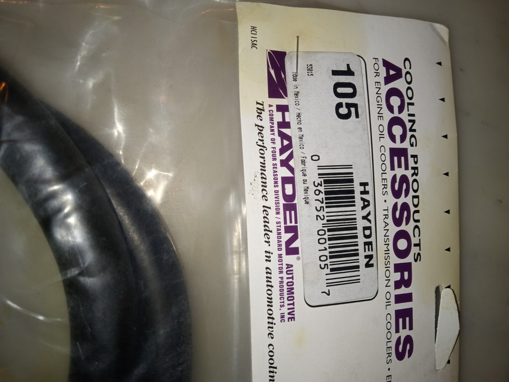 Hayden Transmission Oil Cooler Hose 105