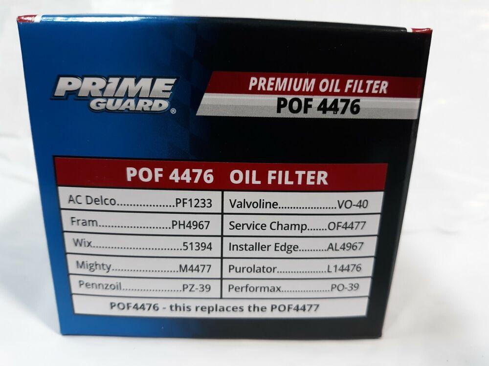 Engine Oil Filter Prime Guard POF4476 Case of 12