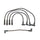 Denso Spark Plug Wire Set for Cimarron, Monza, Starfire, Sunbird 671-4024
