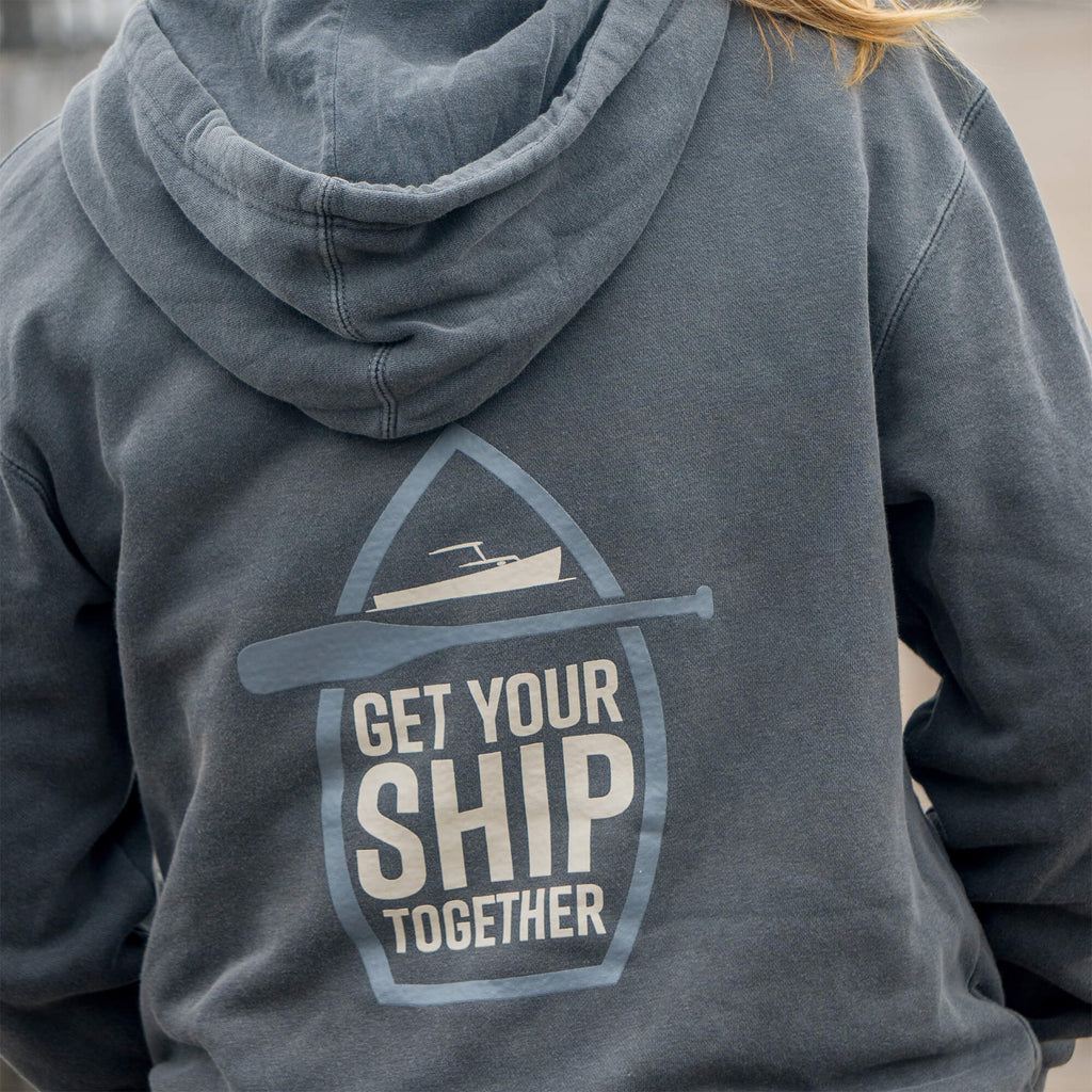 Adult Vintage-Style Hoodie