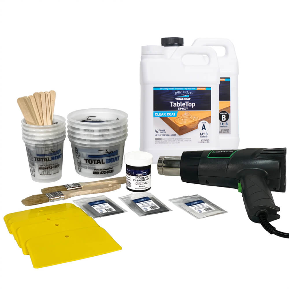 Epoxy Black Marble Effect Countertop Kits