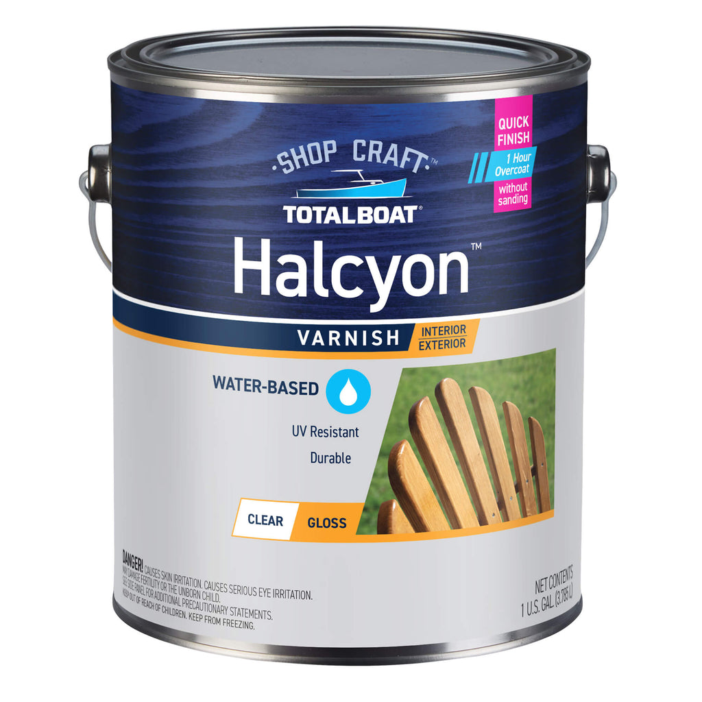 Halcyon Water-Based Marine Varnish