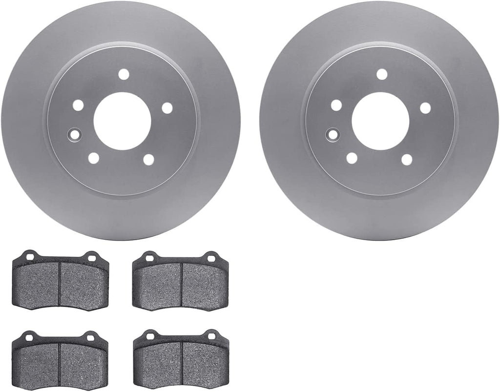 Rear Geospec Brake Rotors with 3000 Series Ceramic Brake Pads 4302-20001