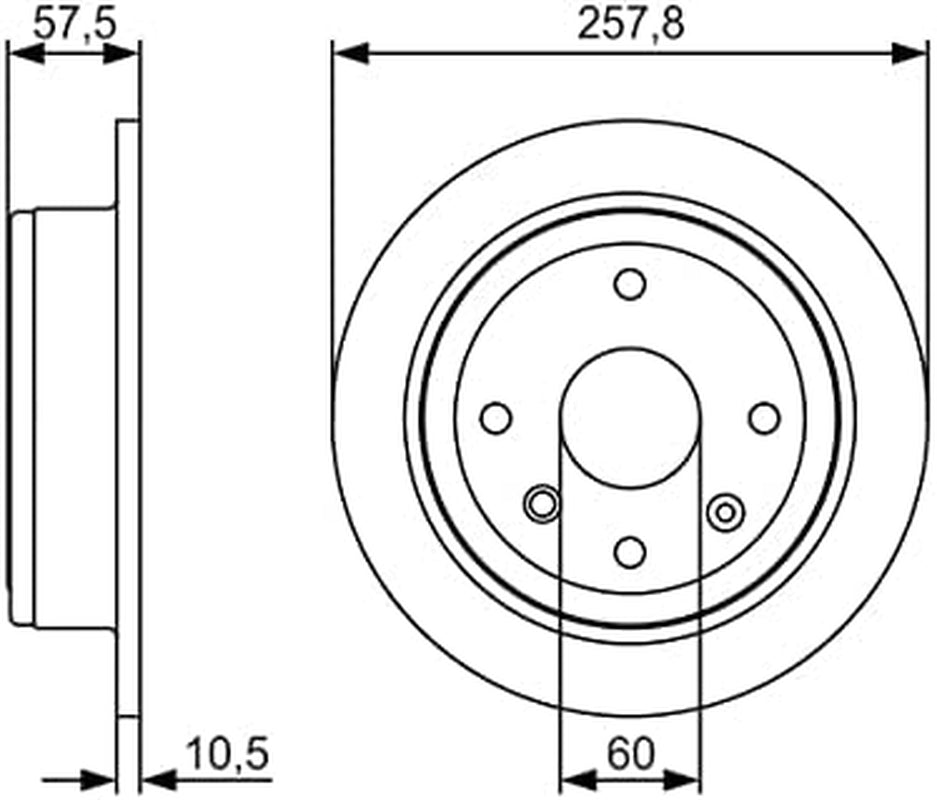 0 986 479 S08 Brake Disc
