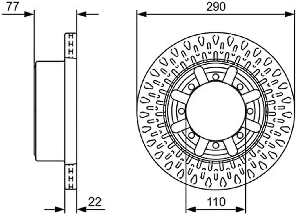 0 986 479 V18 Brake Disc