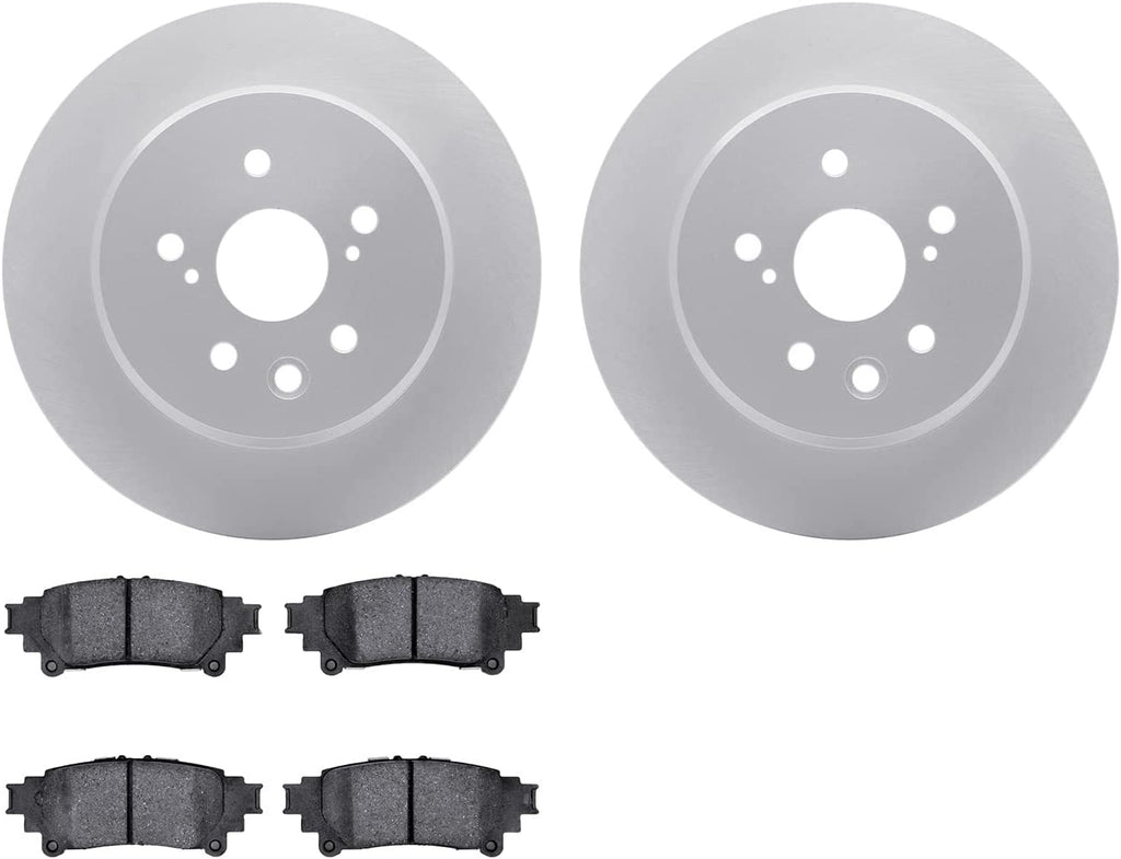 Rear Geospec Brake Rotors with 5000 Advanced Brake Pads 4502-75050