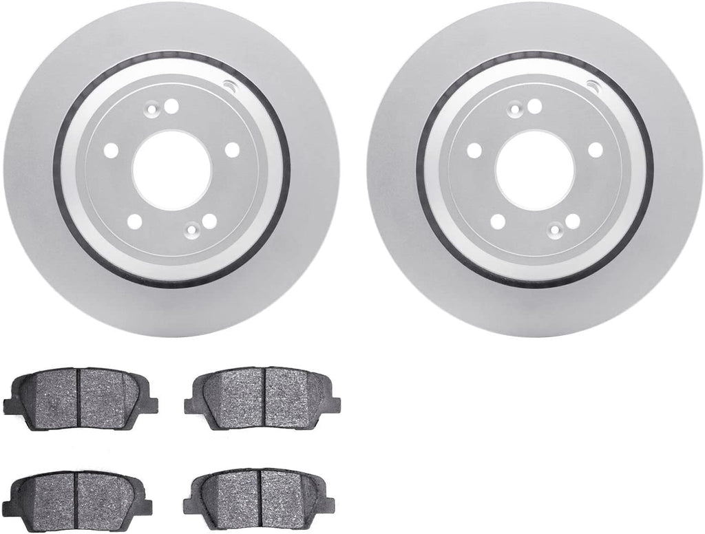 Rear Geospec Brake Rotors with 5000 Advanced Brake Pads 4502-03135