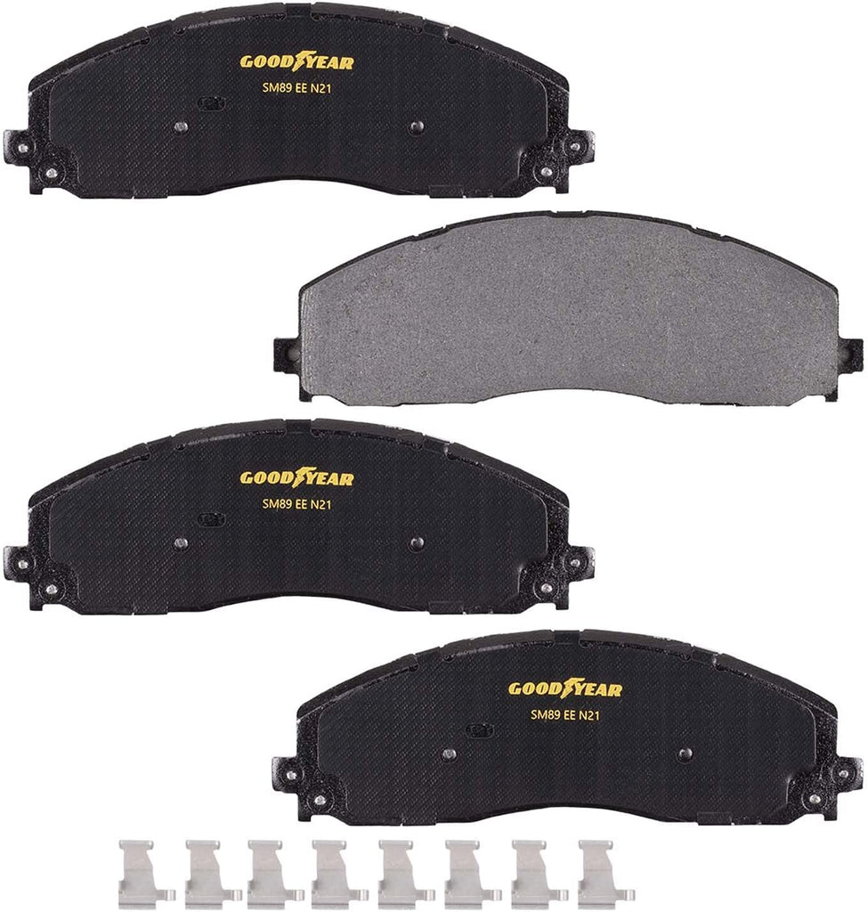 Front Brake Pads for 2013-2021 Ford F250 & F350 Super Duty Goodyear GYD1680