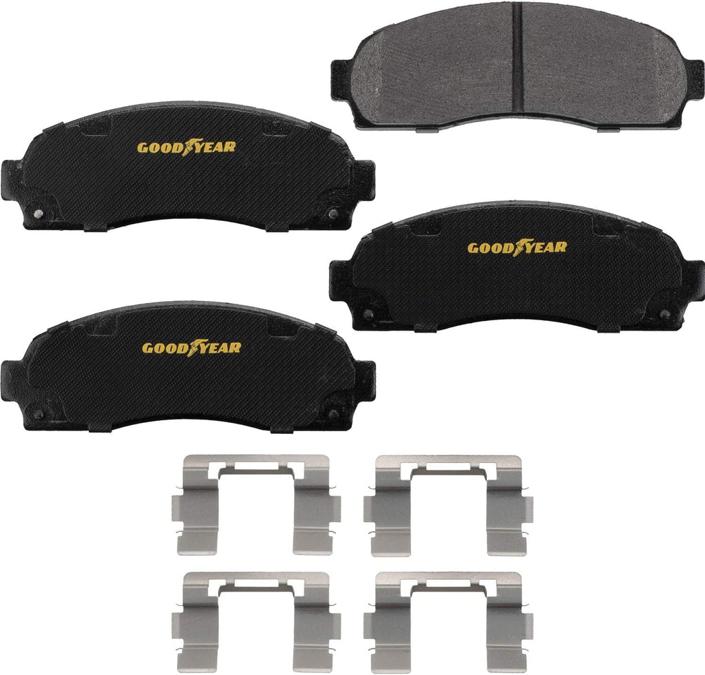 Front Brake Rotors Ceramic Pads Kit for 02-05 Ford Explorer Mercury Mountaineer