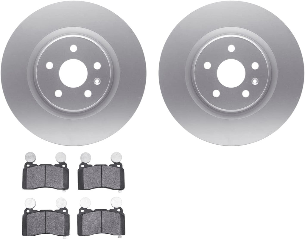 Front Geospec Brake Rotors with 5000 Advanced Brake Pads 4502-45059