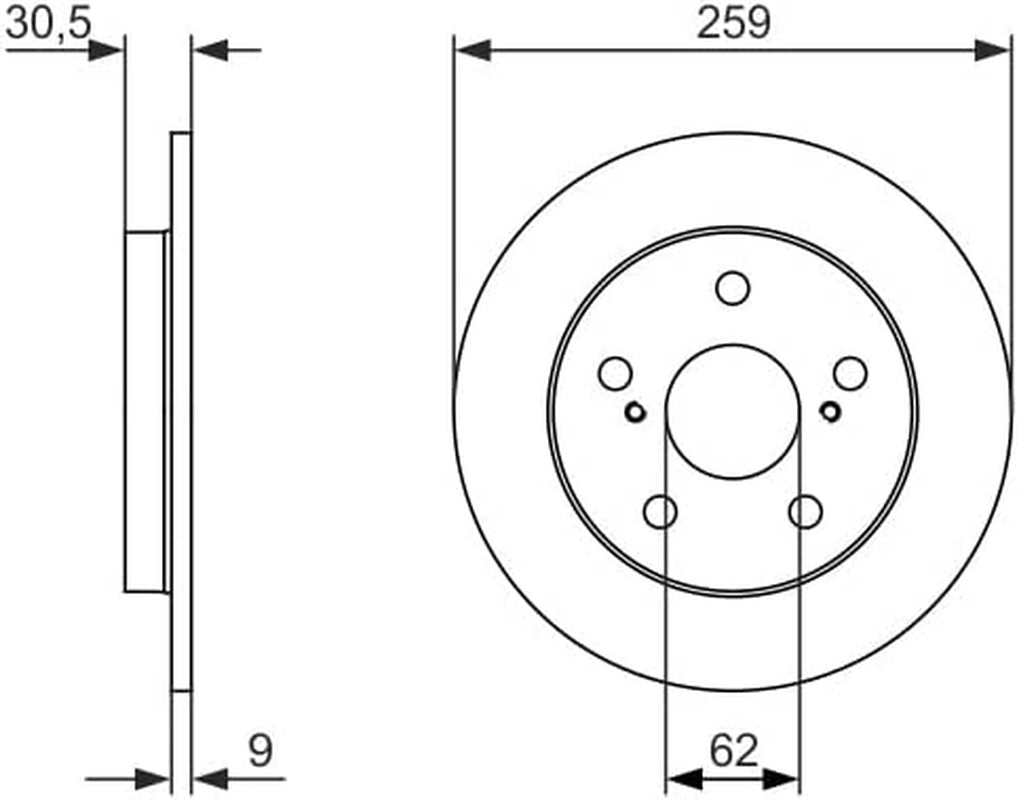 Bosch 0 986 479 765 Brake Disc