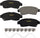 GYD562 Premium Ceramic Automotive Front Disc Brake Pads Set Vehicle Replacement Part for Geo Prizm, Toyota Camry, Corolla, and RAV4