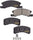 Premium Front Brake Pads for Dodge Attitude Mitsubishi Mirage G4 Goodyear D1731