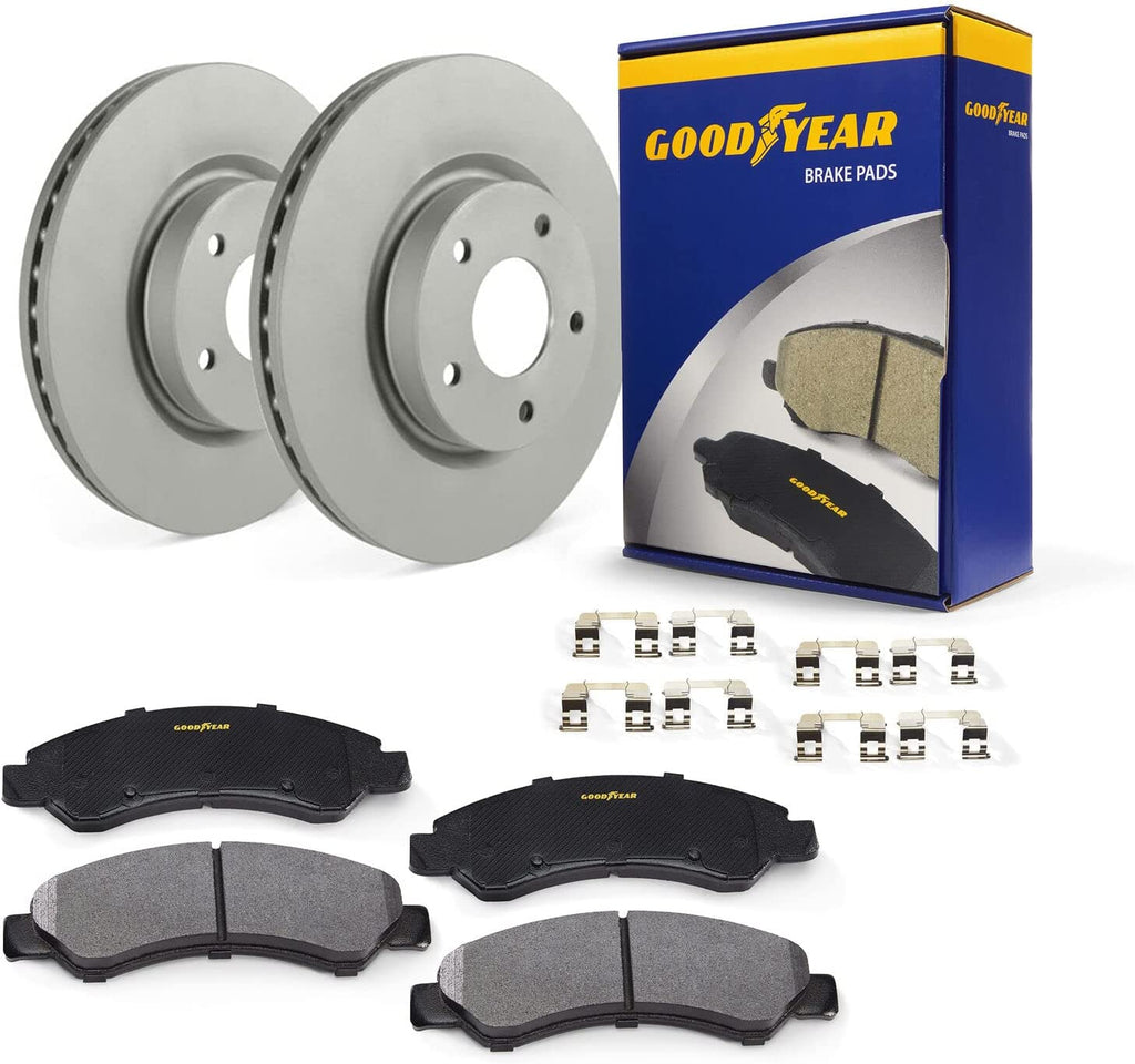 Front Brake Rotors & Ceramic Pads for 12-19 Nissan March Versa 14-19 Versa Note