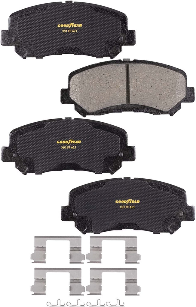 Premium Front Brake Pads for Chrysler Dodge Jeep Nissan Renault Suzuki D1640