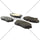 NEW  105.12951 Posi-Quiet Ceramic Brake Pad with Shims