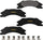 GYD1329 Truck and SUV Carbon Ceramic Rear Disc Brake Pads Set Vehicle Replacement Part for Ford E-Series 2008-2019