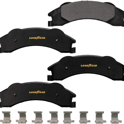 GYD1329 Truck and SUV Carbon Ceramic Rear Disc Brake Pads Set Vehicle Replacement Part for Ford E-Series 2008-2019