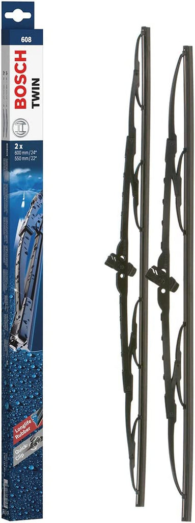 Wiper Blade Twin 608, Length: 600Mm/550Mm – Set of Front Wiper Blades
