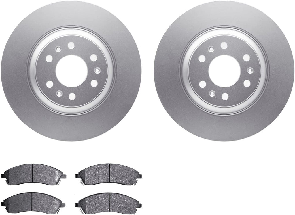 Front Geospec Brake Rotors with 5000 Advanced Brake Pads 4502-46121