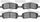 5000 Advanced Brake Pads - Ceramic 1551-1647-00-Rear Set for 2013-2016 Dodge Dart
