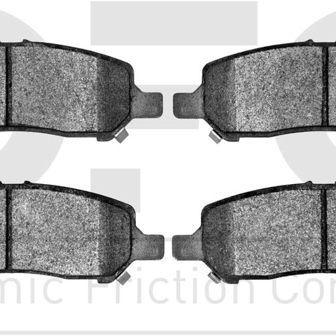 5000 Advanced Brake Pads - Ceramic 1551-1647-00-Rear Set for 2013-2016 Dodge Dart