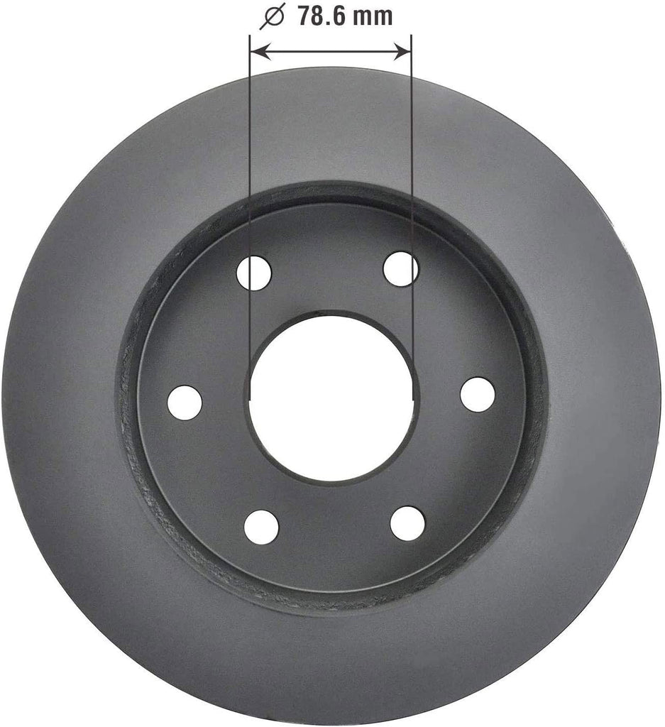 Brakes 214476GY Antiox Coated Vented Front Brake Rotor Vehicle Replacement Part for Cadillac Escalade, Blazer, K1500 & More (1 Rotor)