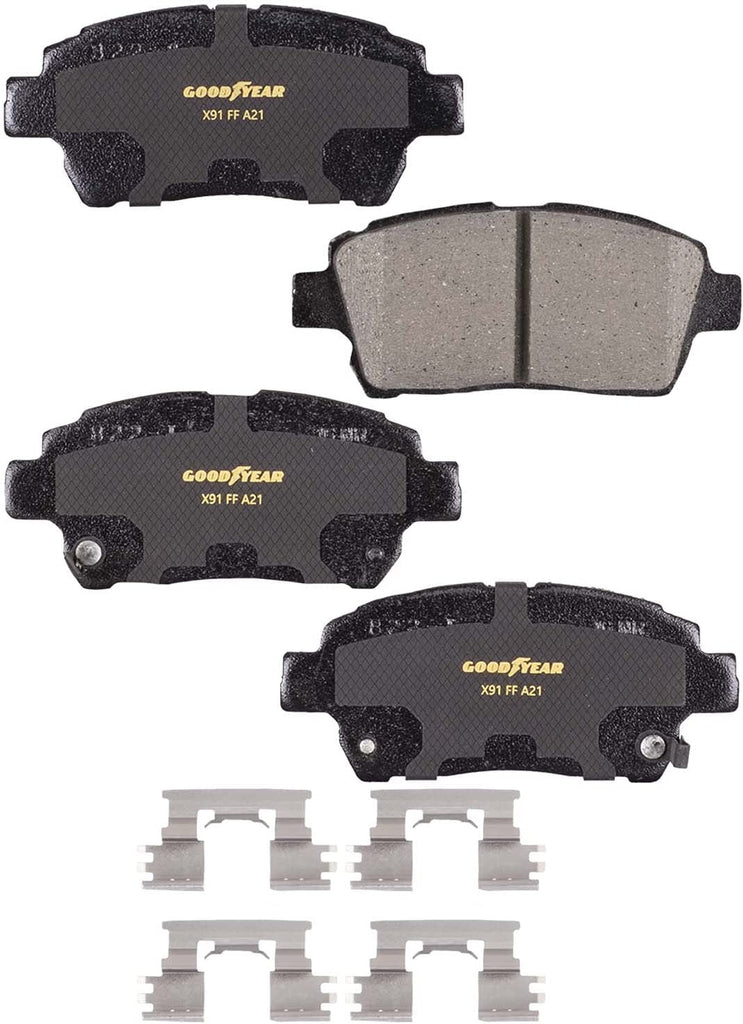 Front Brake Rotors & Ceramic Pads Kit for 2000 Toyota Celica