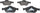 0 986 494 439 Brake Pad Set