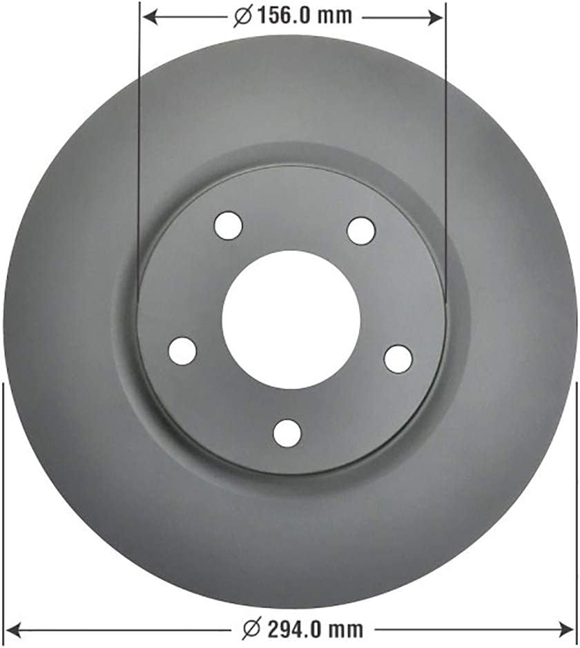 214634GY Premium Antiox Coated Front Brake Rotor Automotive Replacement Part for Chrysler, Cirrus, Sebring, Dodge Avenger, & More