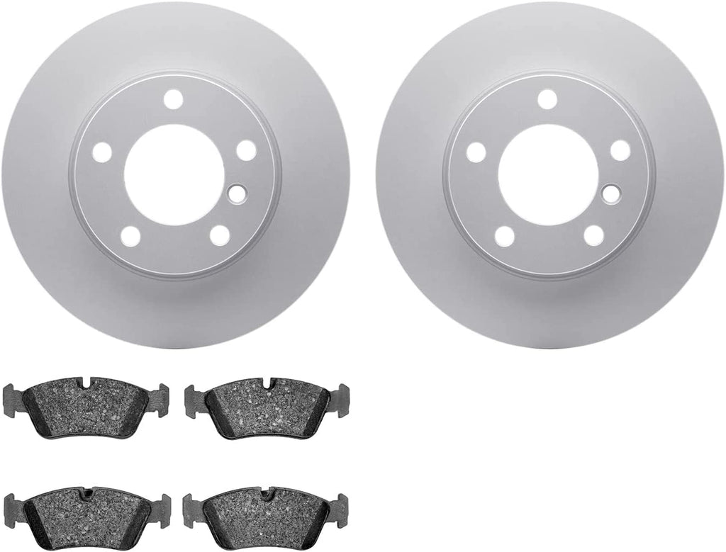 Front Geospec Brake Rotors with 5000 Advanced Brake Pads 4502-31145