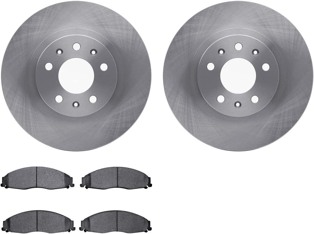 Front Brake Rotors with 5000 Advanced Brake Pads 6502-46102